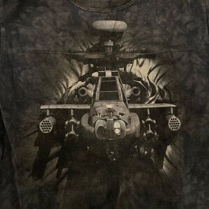Helicopter Youth Short Sleeve Shirt Large